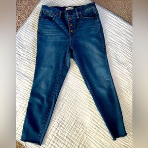 Madewell NWT 10” High Rise Skinny Jeans Womens Size 31